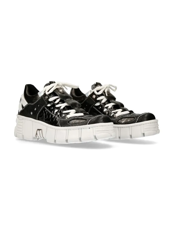 Women Shoe Tower With Laces MWall002C7 New Rock Sneakers