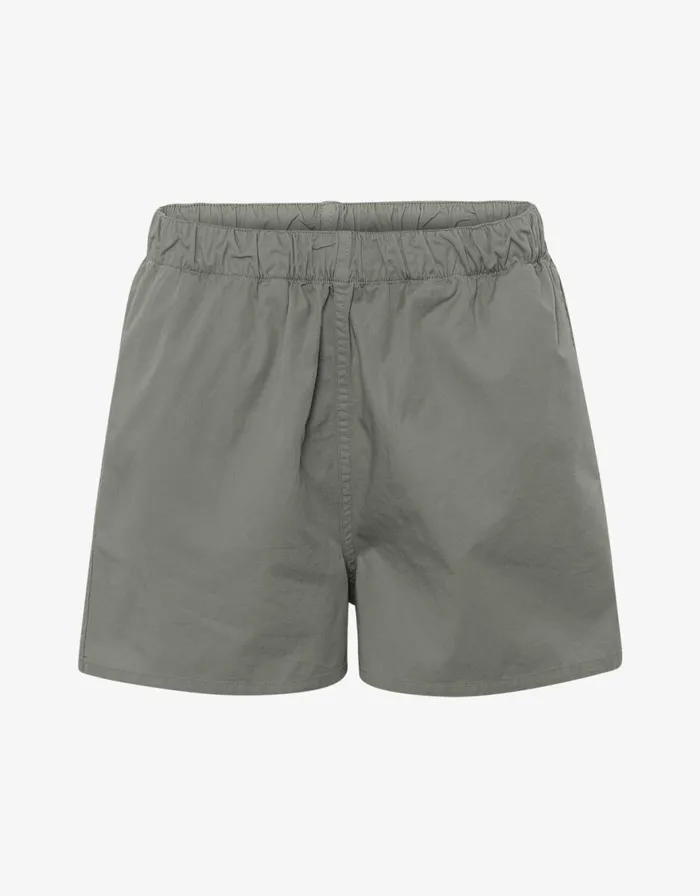 Women Shorts Colorful Standard Women Organic Twill Shorts Dusty Olive