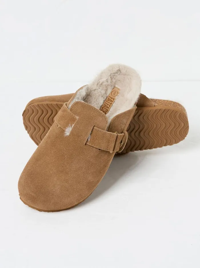 Women Slippers Fat Face Elsie Tan Brown Elsie Outdoor Slippers Women Slippers Fat Face Elsie Tan Brown Elsie Outdoor Slippers