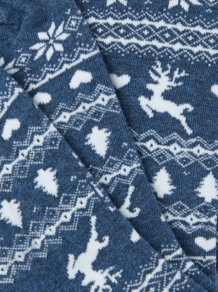 Women Socks and Tights Fat Face Blue Navy Reindeer Fairisle Pattern Socks 1 Pack Women Socks and Tights Fat Face Blue Navy Reindeer Fairisle Pattern Socks 1 Pack