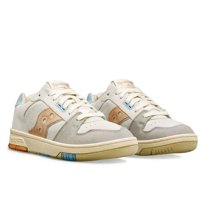 Women SpotBilt Sonic Low Beigepeach Saucony Lifestyle