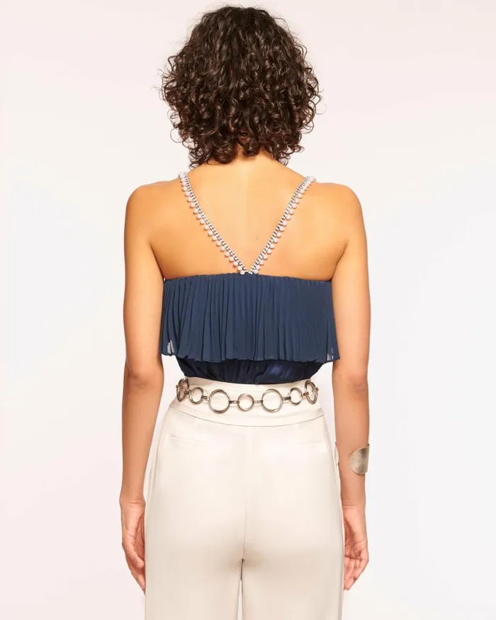 Women Stephanie Embellished Tank Top Navy Ramy Brook Tops Women Stephanie Embellished Tank Top Navy Ramy Brook Tops