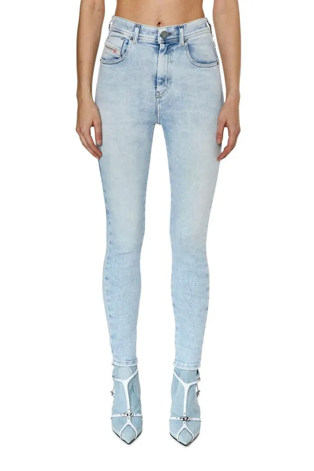 Women Super Skinny Jeans 1984 SlandyHigh 09g17 Light Blue Diesel Super Skinny Women Super Skinny Jeans 1984 SlandyHigh 09g17 Light Blue Diesel Super Skinny