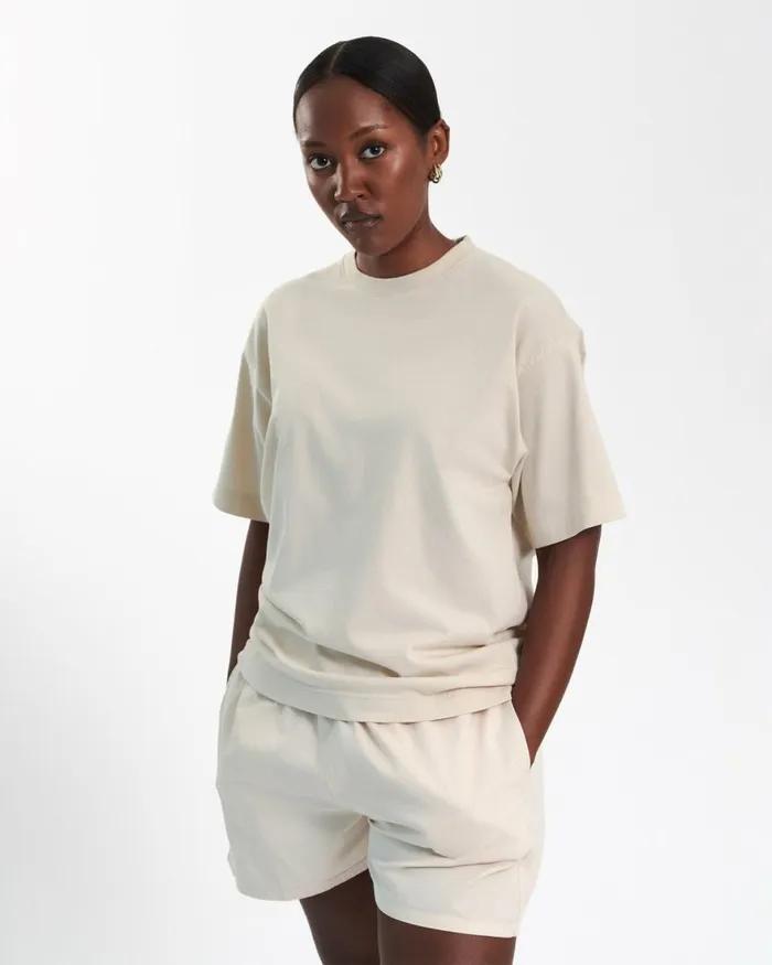 Women TShirts Colorful Standard Oversized Organic TShirt Ivory White