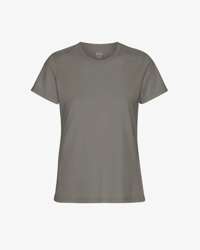 Women TShirts Colorful Standard Women Light Organic Tee Misty Brown