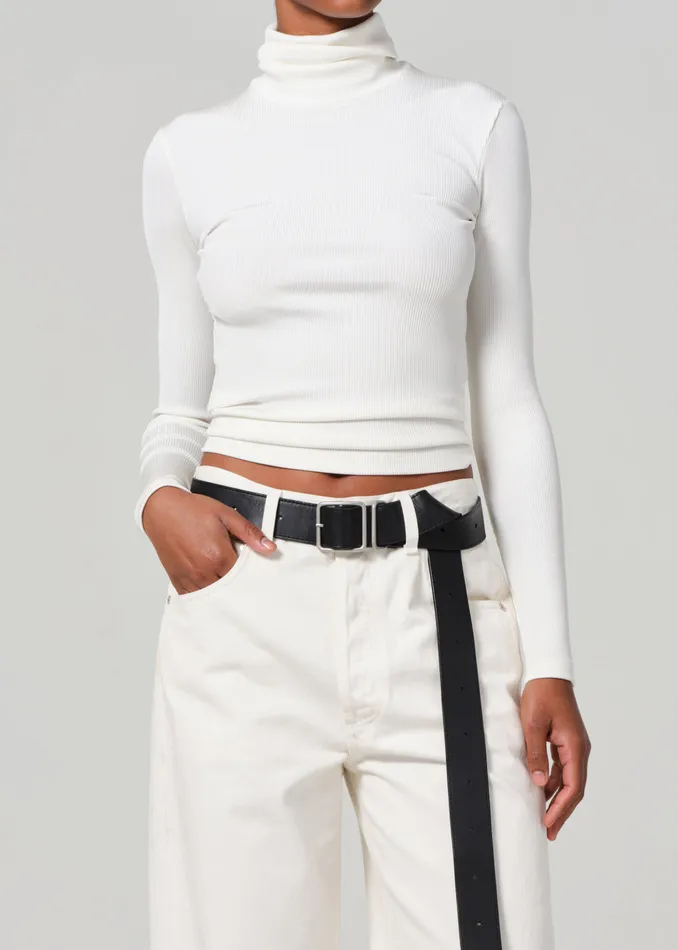 Women Tops Citizens Of Humanity Caradene Turtleneck In Ivory