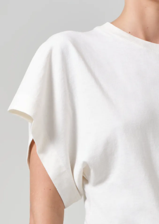 Women Tops Citizens Of Humanity Fiora Origami Tee In Pashmina
