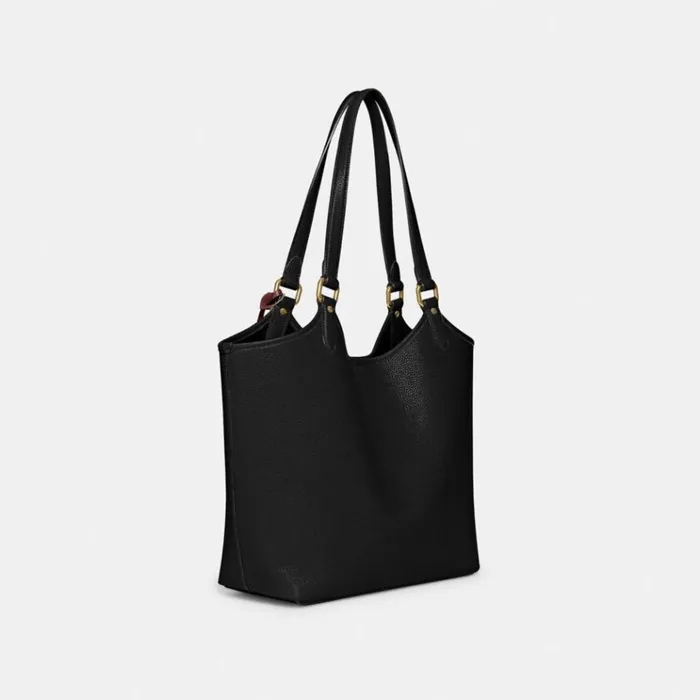 Women Totes and Carryalls Coach Day Tote Brassblack
