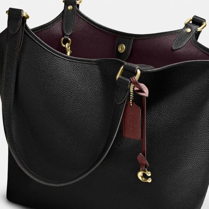 Women Totes and Carryalls Coach Day Tote Brassblack