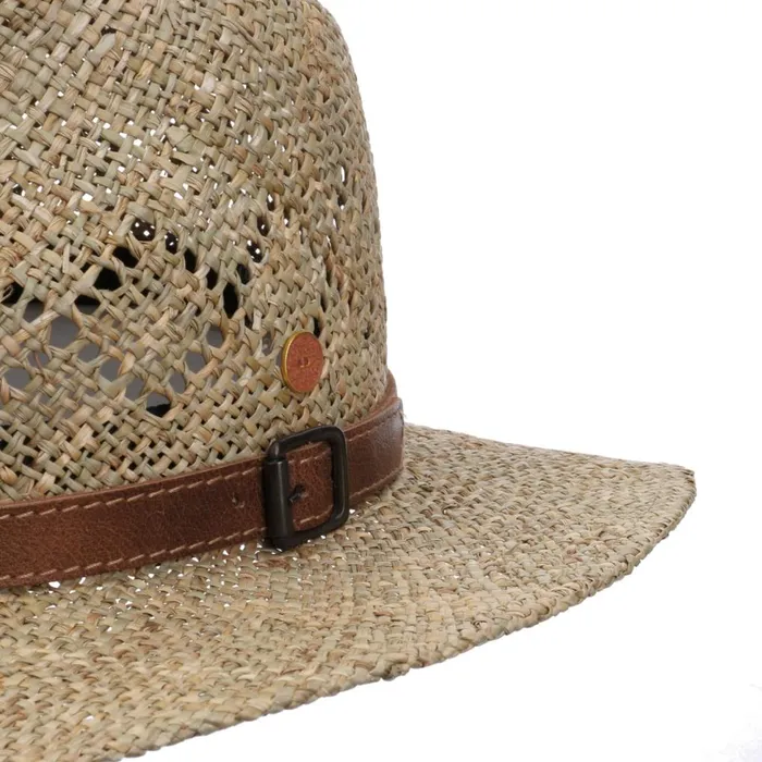Women Traveler Hats Mayser Desco Seagrass Straw Hat With Leather Strap Nature Women Traveler Hats Mayser Desco Seagrass Straw Hat With Leather Strap Nature