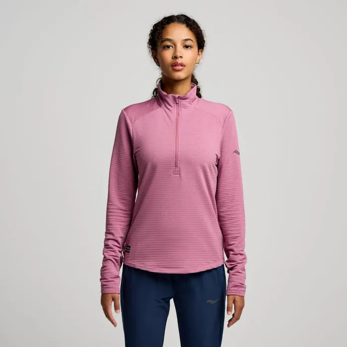 Women Triumph 3d 12 Zip Viola Heather Saucony Jackets