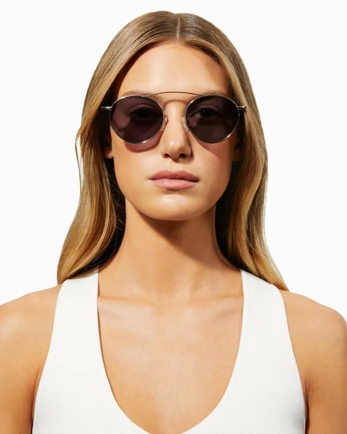 Women Tulum Round Sunglasses Mirrored Pink Ramy Brook Swimwear Women Tulum Round Sunglasses Mirrored Pink Ramy Brook Swimwear