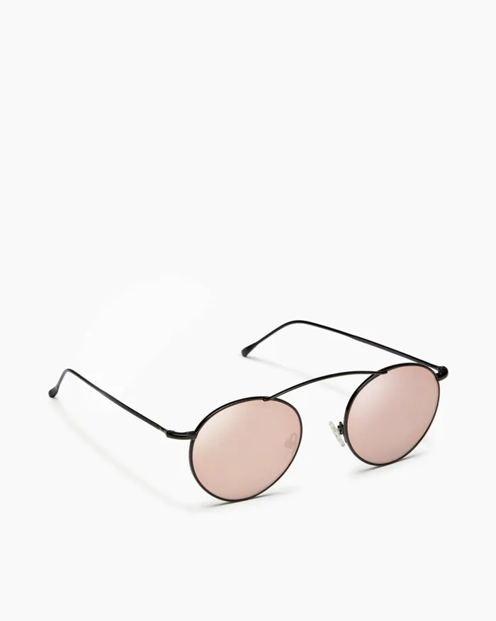 Women Tulum Round Sunglasses Mirrored Pink Ramy Brook Swimwear Women Tulum Round Sunglasses Mirrored Pink Ramy Brook Swimwear