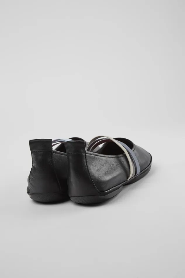 Women Twins Black Leather Ballerina Camper Ballerinas Women Twins Black Leather Ballerina Camper Ballerinas