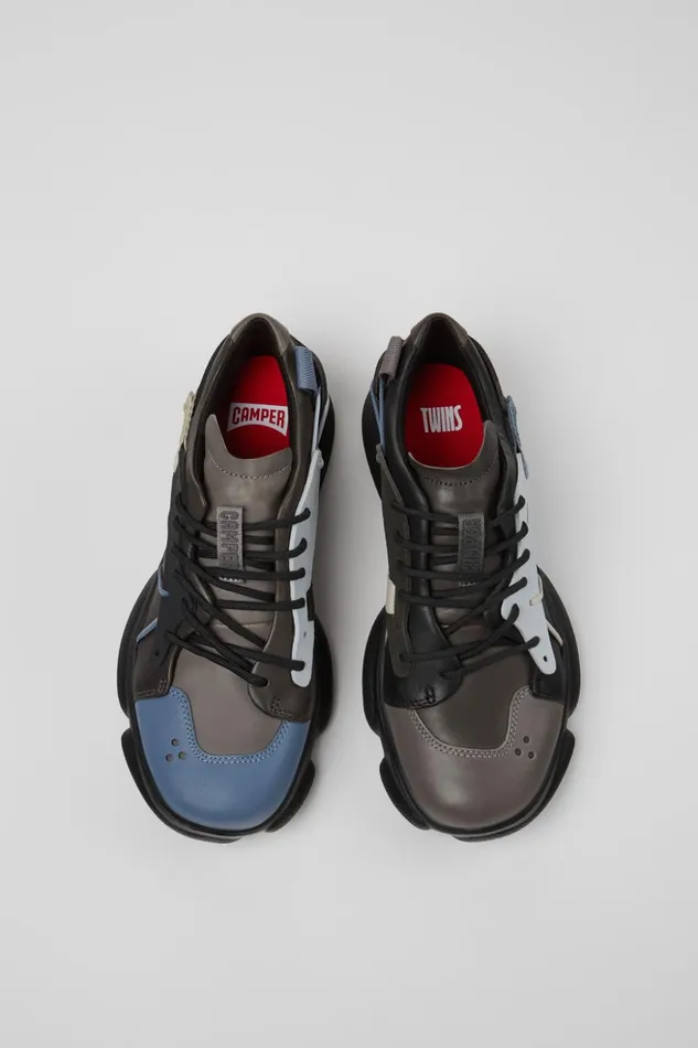 Women Twins Multicolored Leather And Textile Sneakers Camper Sneakers Women Twins Multicolored Leather And Textile Sneakers Camper Sneakers