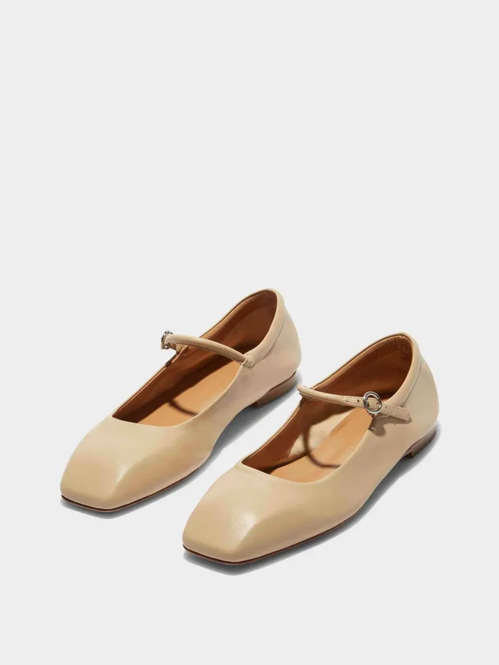 Women Uma Nappa Leather MaryJane Flats Aeyde Flats