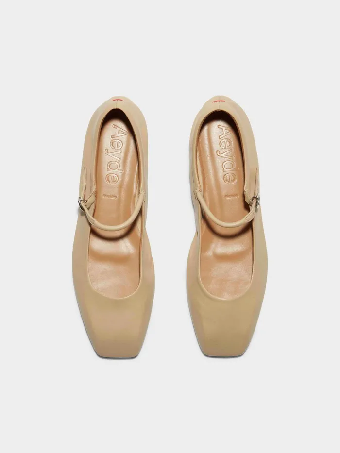 Women Uma Nappa Leather MaryJane Flats Aeyde Flats