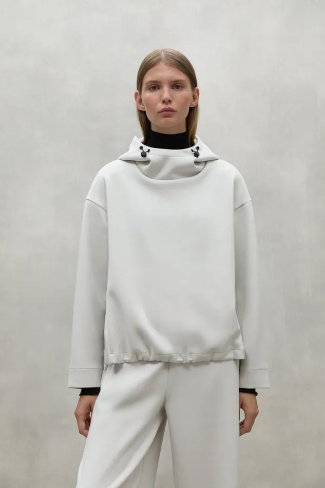 Women White Cancun Sweatshirt Ecoalf Sweatshirts