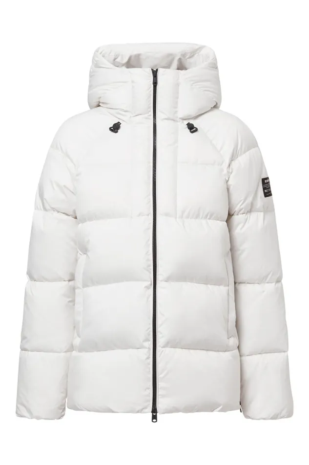Women White Fuji Jacket Ecoalf Coats And Jackets