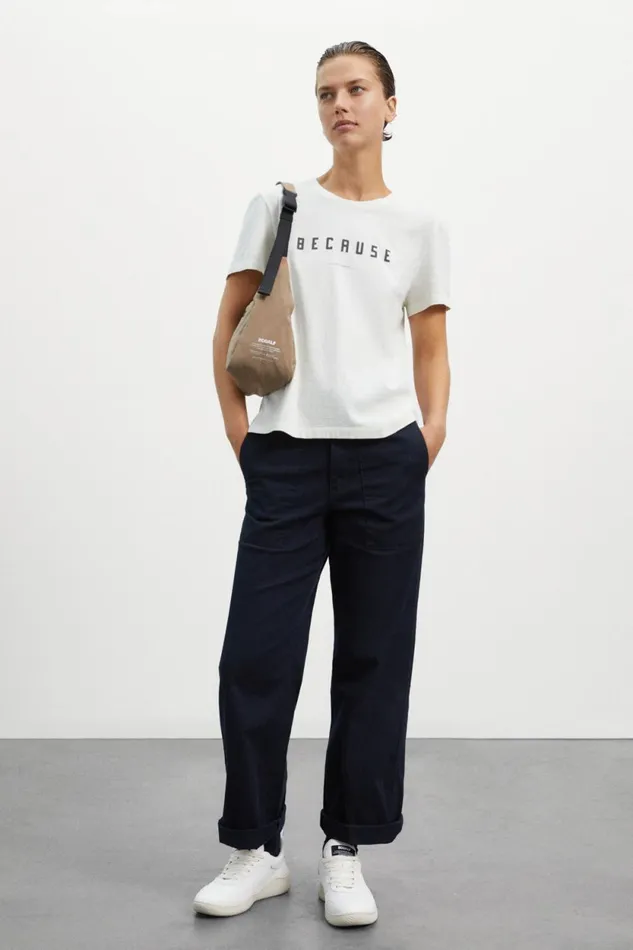 Women White Perth TShirt Ecoalf TShirts