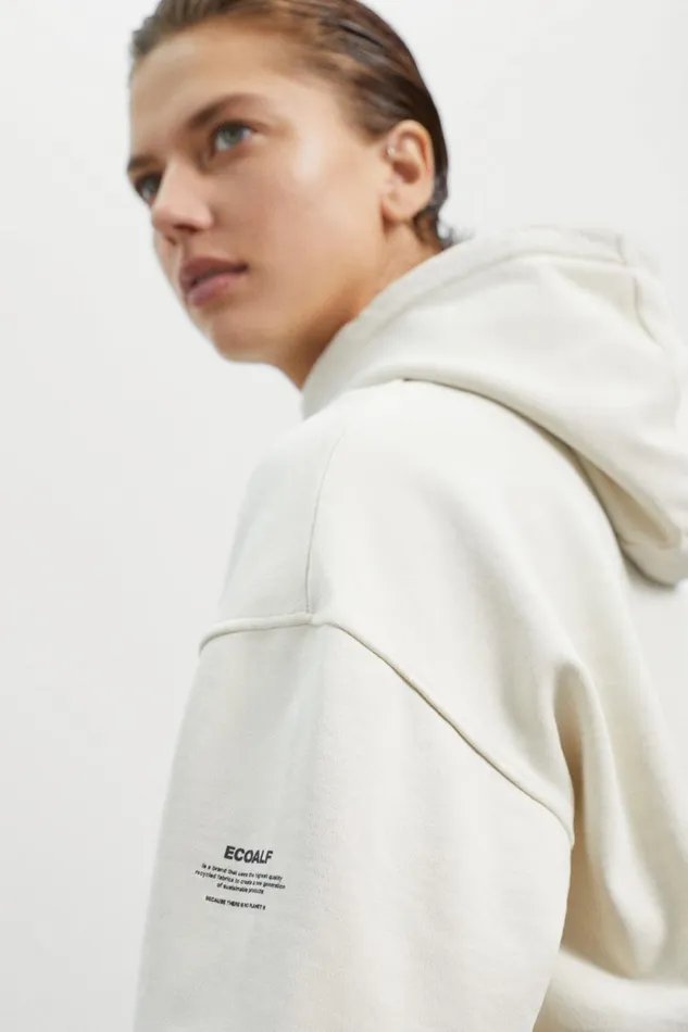 Women White Seul Sweatshirt Ecoalf Sweatshirts