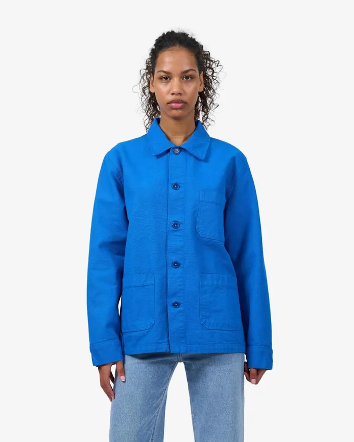 Women Workwear Jackets Colorful Standard Organic Workwear Jacket Desert Khaki