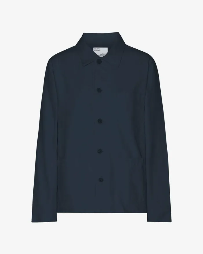 Women Workwear Jackets Colorful Standard Organic Workwear Jacket Navy Blue