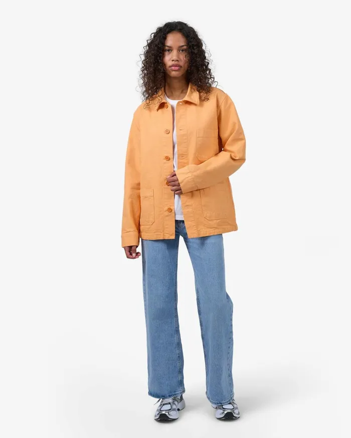 Women Workwear Jackets Colorful Standard Organic Workwear Jacket Navy Blue