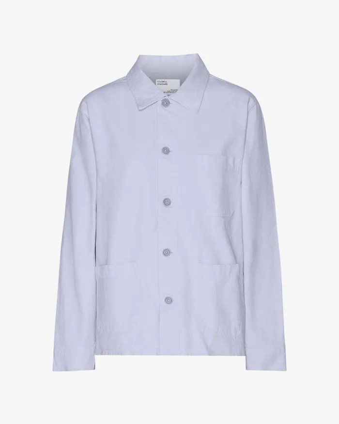Women Workwear Jackets Colorful Standard Organic Workwear Jacket Soft Lavender Women Workwear Jackets Colorful Standard Organic Workwear Jacket Soft Lavender