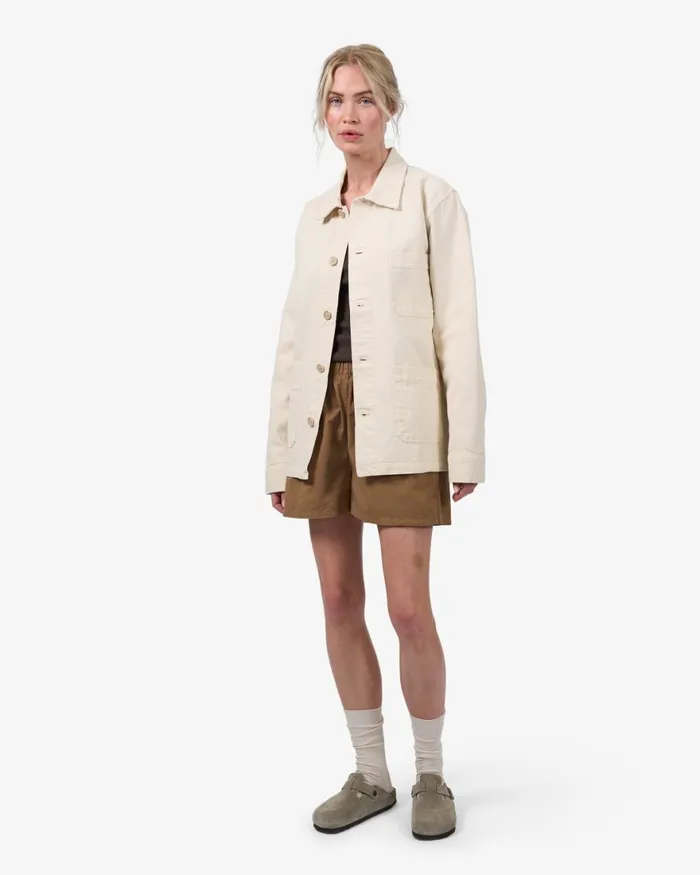 Women Workwear Jackets Colorful Standard Organic Workwear Jacket Soft Lavender