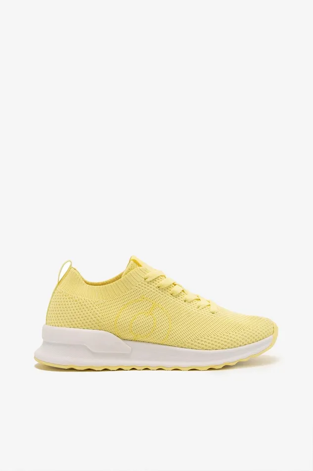 Women Yellow Conde Knitted Trainers Ecoalf Sneakers