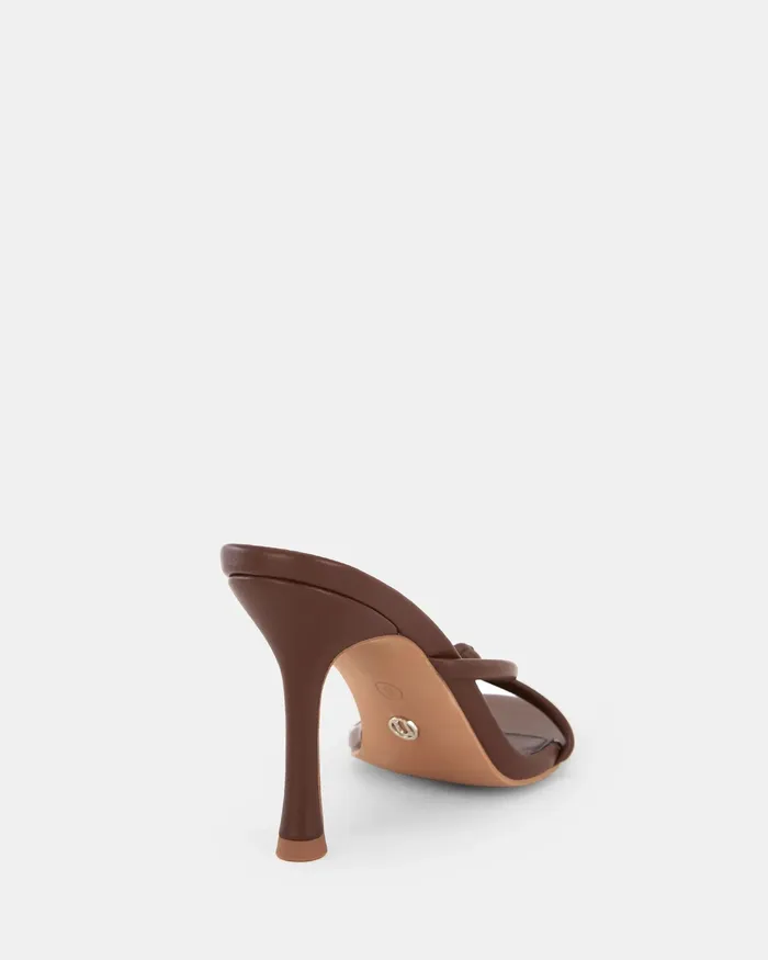 Women ZABEEN MILK CHOCOLATE High Heels Stilettos NOVO Shoes
