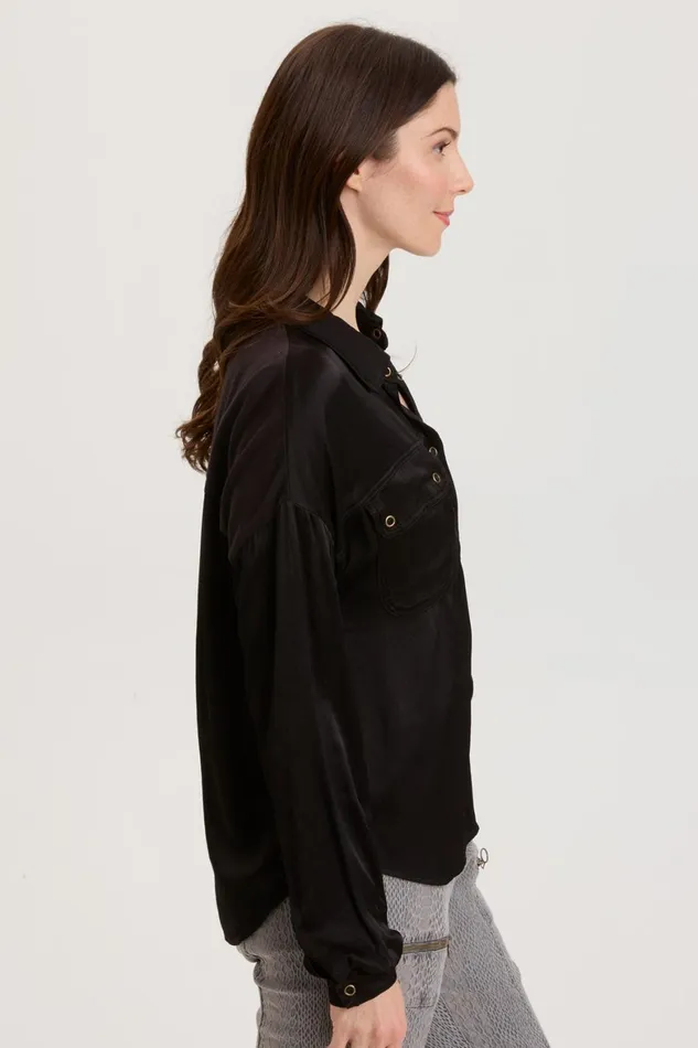 XCVI Baris SnapUp Women ShirtsBlouses