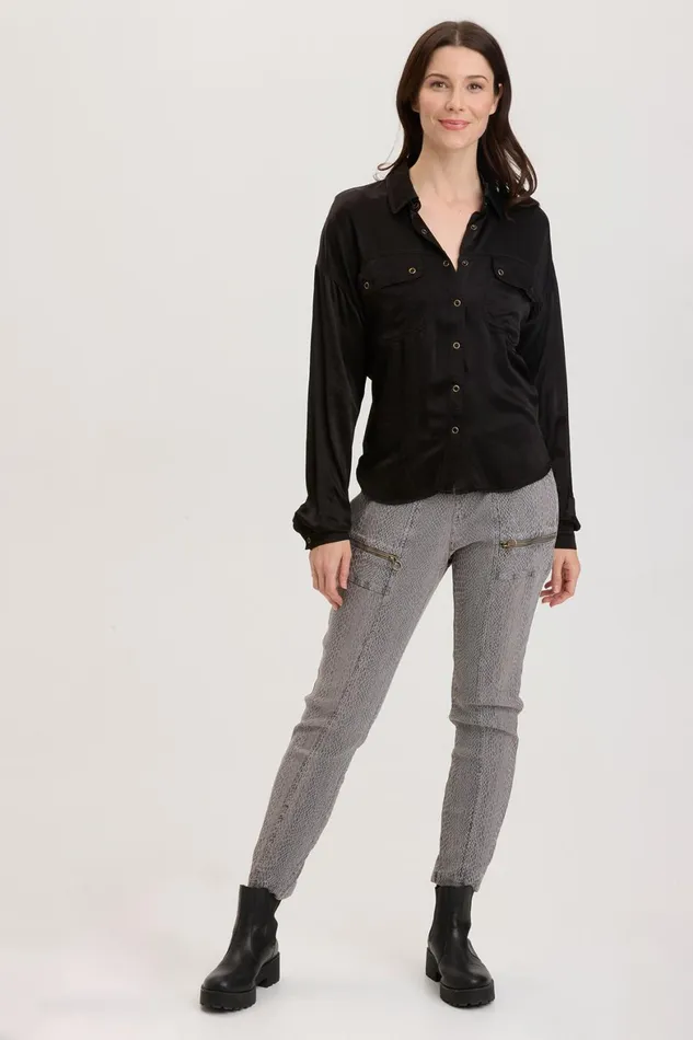 XCVI Baris SnapUp Women ShirtsBlouses