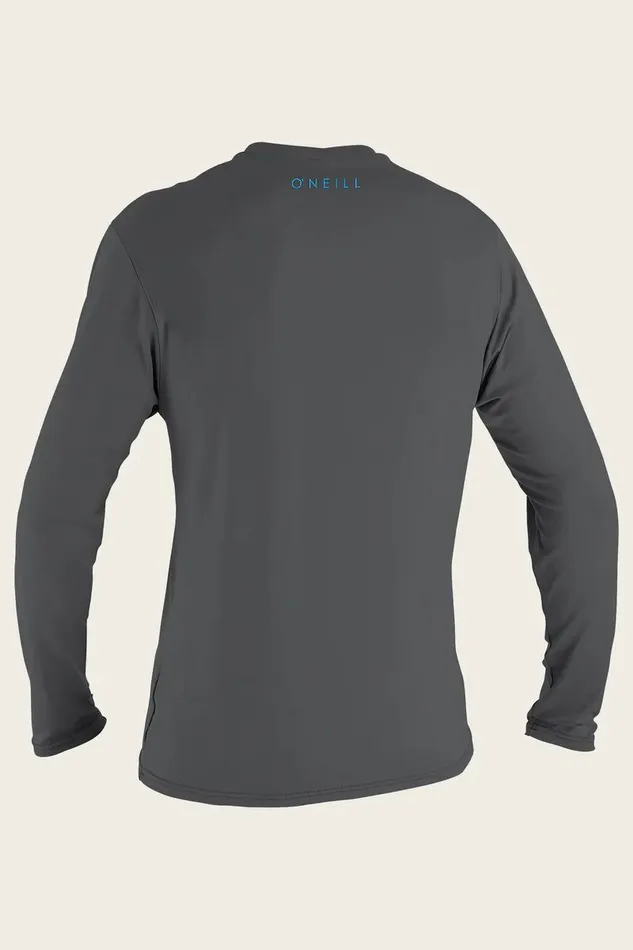 YOUTH BASIC SKINS 30 LS SUN SHIRT Smoke Kids O039NEILL Youth Wetsuits