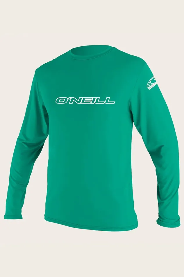 YOUTH BASIC SKINS 50 LS SUN SHIRT Seaglass Kids O039NEILL Youth Wetsuits