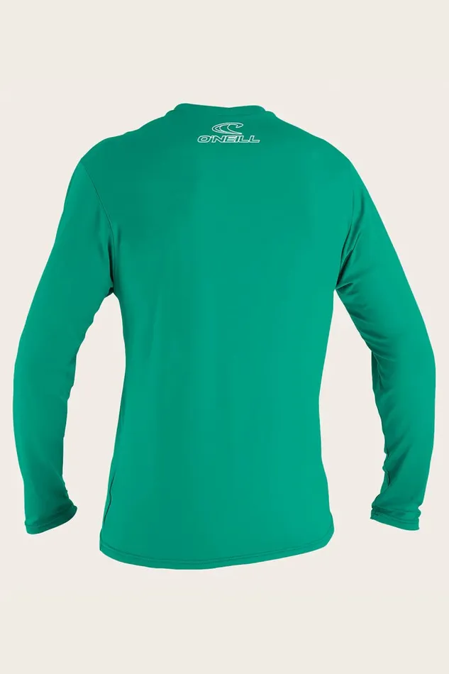 YOUTH BASIC SKINS 50 LS SUN SHIRT Seaglass Kids O039NEILL Youth Wetsuits