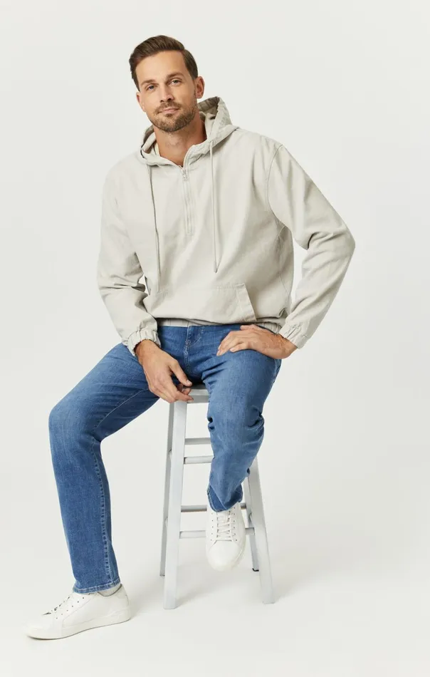 Zach Straight Leg In Mid Brushed Feather Blue Men Mavi Jeans Denim Zach Straight Leg In Mid Brushed Feather Blue Men Mavi Jeans Denim