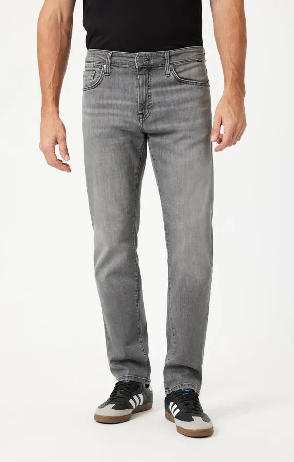 Zach Straight Leg In Mid Smoke Brushed Williamsburg Men Mavi Jeans Denim Zach Straight Leg In Mid Smoke Brushed Williamsburg Men Mavi Jeans Denim
