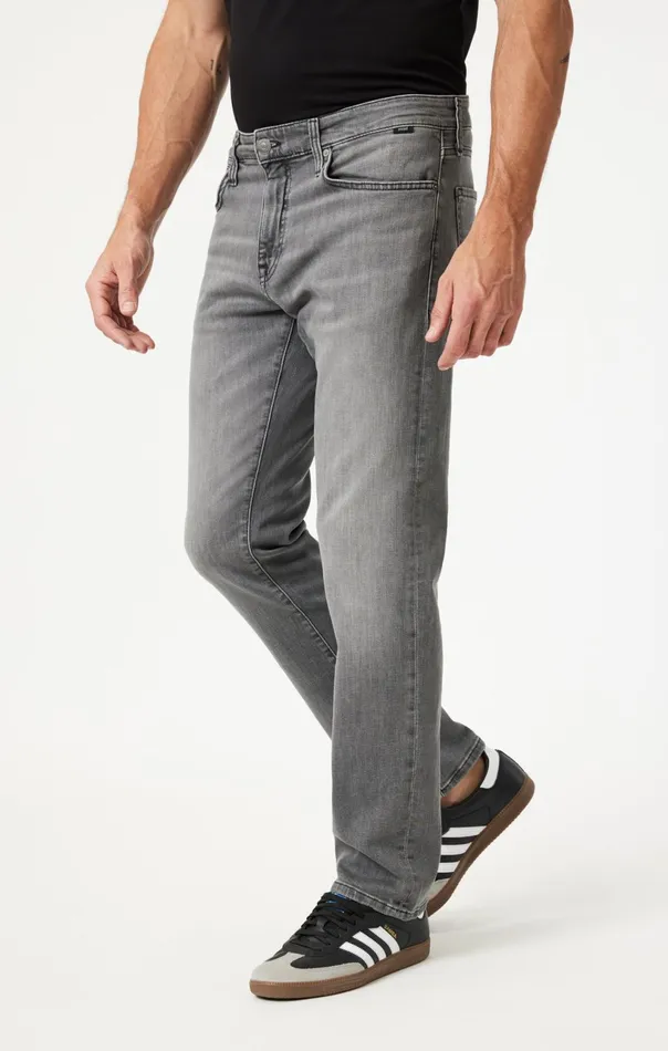 Zach Straight Leg In Mid Smoke Brushed Williamsburg Men Mavi Jeans Denim Zach Straight Leg In Mid Smoke Brushed Williamsburg Men Mavi Jeans Denim