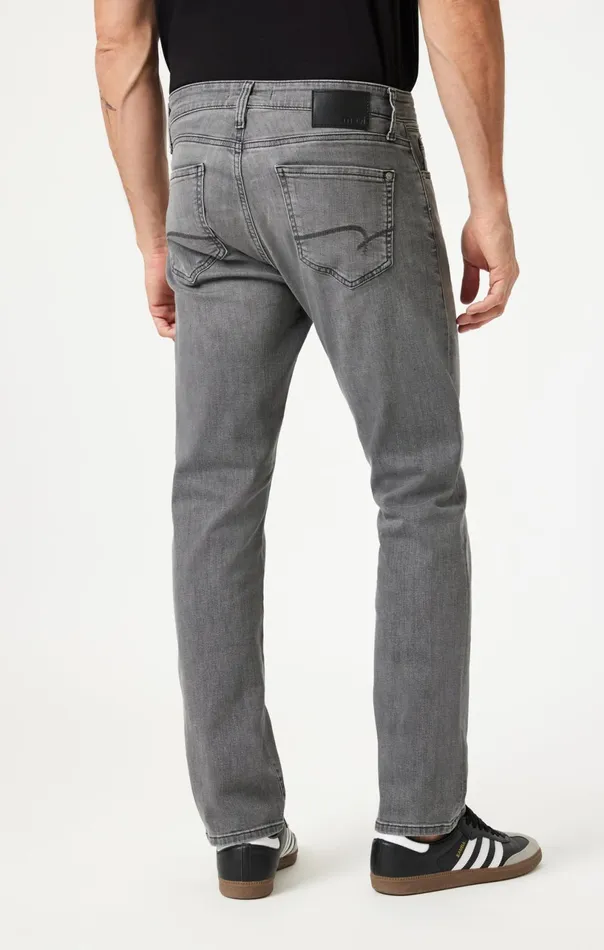 Zach Straight Leg In Mid Smoke Brushed Williamsburg Men Mavi Jeans Denim Zach Straight Leg In Mid Smoke Brushed Williamsburg Men Mavi Jeans Denim