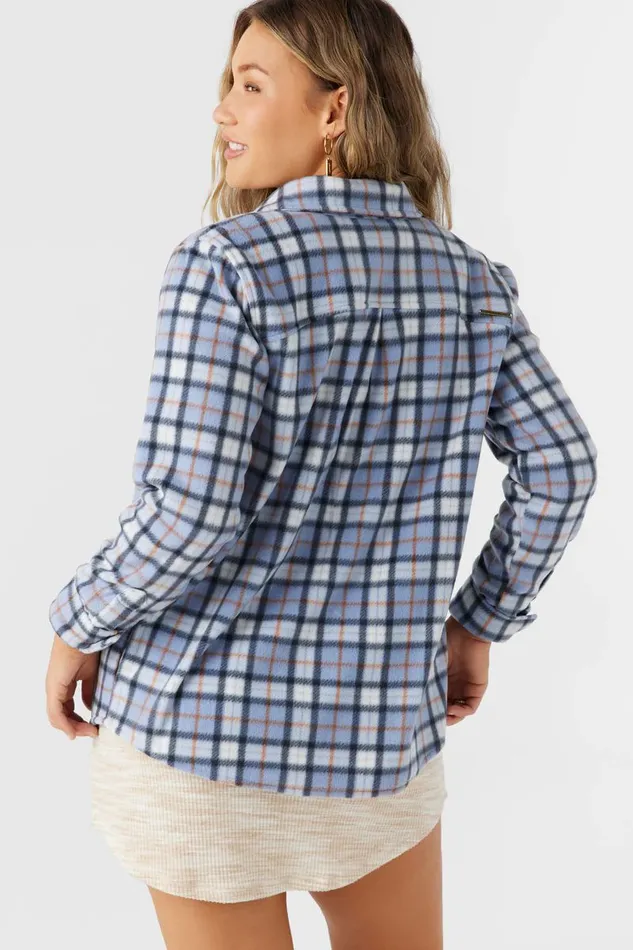 ZUMA SUPERLEECE FLANNEL SHIRT Infinity Women O039NEILL Clothing